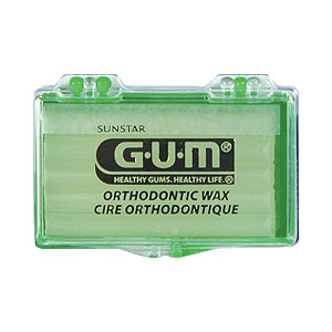 GUM Orthodontic Wax - SKU 723 - Original Unflavored - 6 ct
